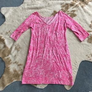 Eliza Dress in Hotty Pink